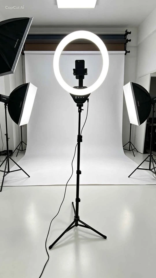 UBeesize 12-Inch Ring Light with Tripod, 62-Inch Stand for Video