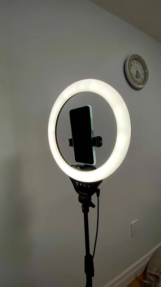 UBeesize 12-Inch Ring Light with Tripod, 62-Inch Stand for Video - photo 3