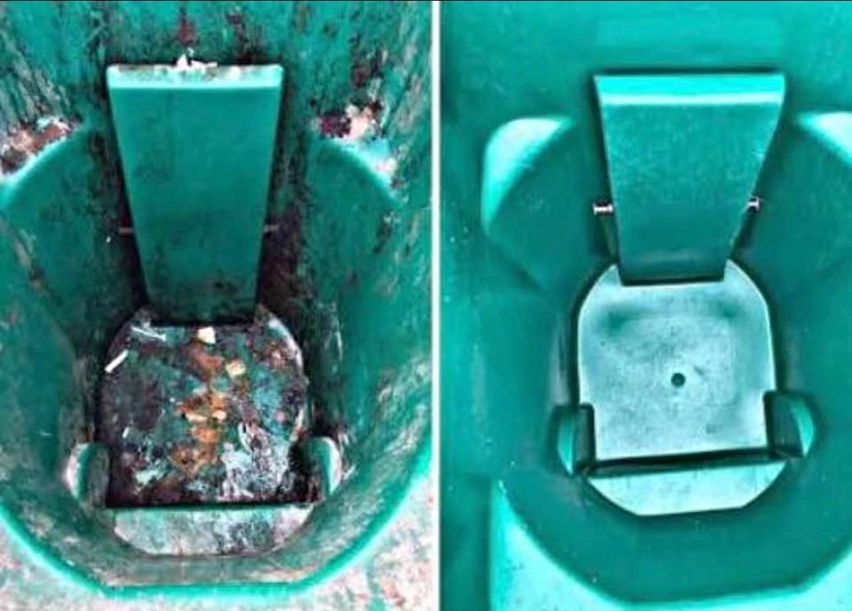 Garbage bin cleaning
