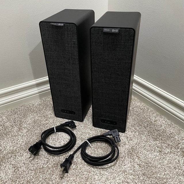 Pair of IKEA SYMFONISK WiFi bookshelf speakers