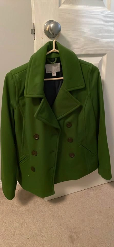 Old Navy Green Peacoat
