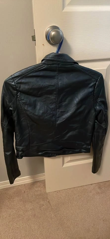 Forever 21 Faux Leather Moto Jacket - Size Small - photo 2