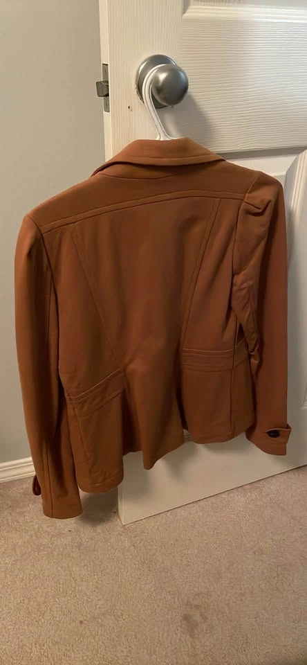 Forever 21 Camel Double-Breasted Blazer - Size Small - photo 2