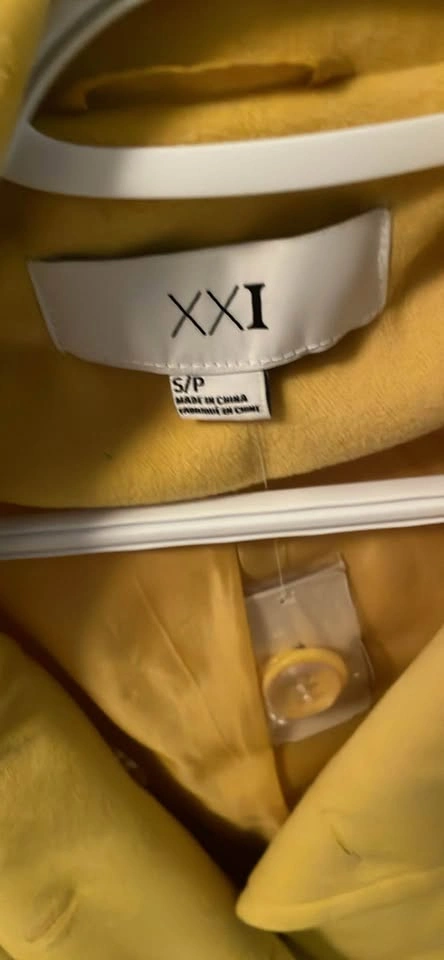 XXI Yellow Peacoat Jacket - photo 3