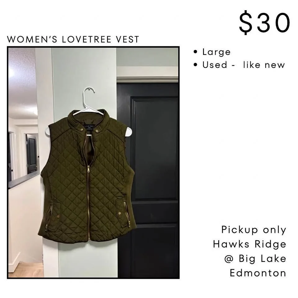 Women’s Lovetree Vest - Large
