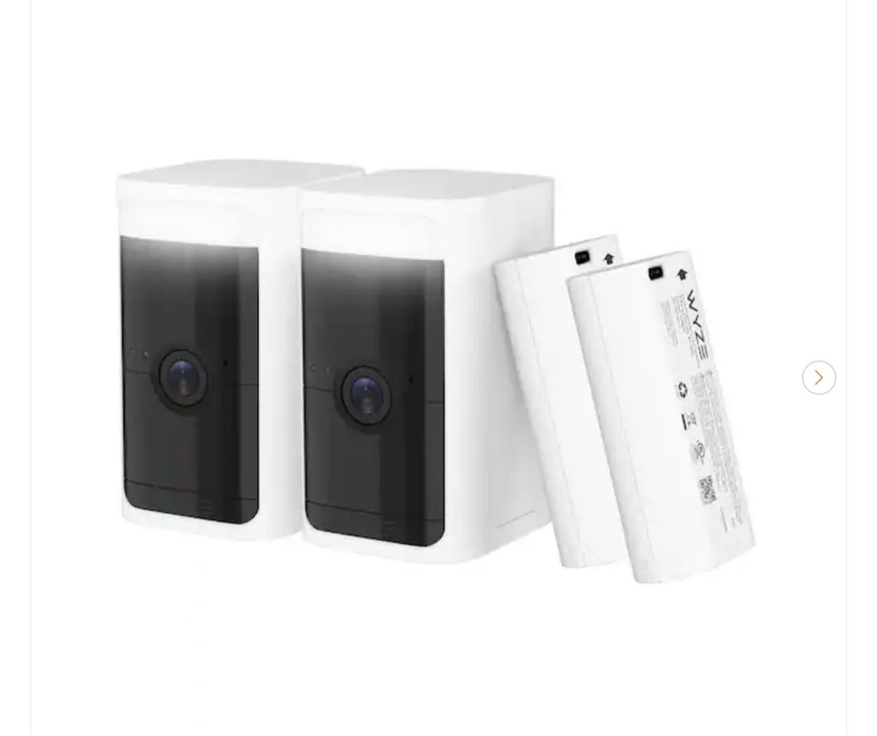 Wyze Battery Cam Pro 2-Pack, Wireless Security Camera - New