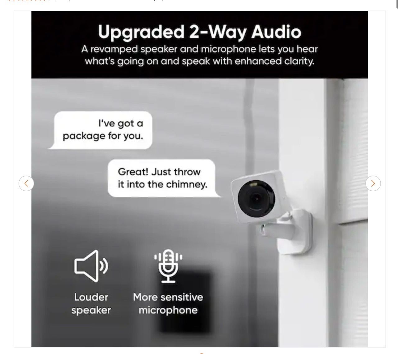 Wyze Cam OG Wired Indoor/Outdoor 1080p Security Camera - New - photo 3