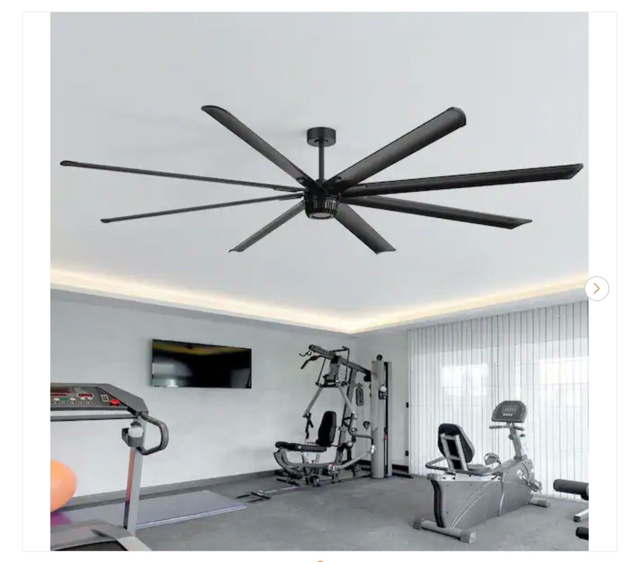Breezary Melissa 100 in. Industrial HVLS Windmill Ceiling Fan