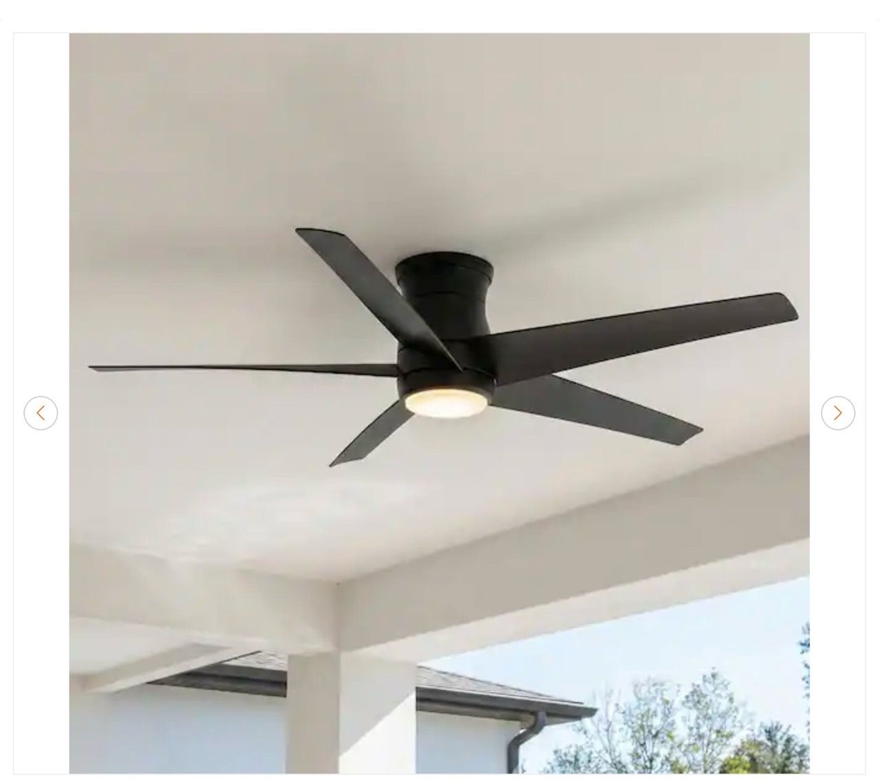 Hampton Bay Mena 54 in. LED Indoor/Outdoor Ceiling Fan - photo 4