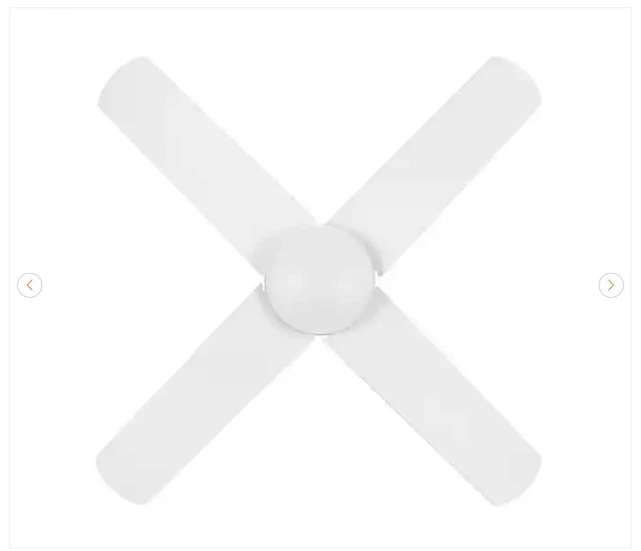 Hampton Bay Cardiff 42 in. Matte White Ceiling Fan - New - photo 3