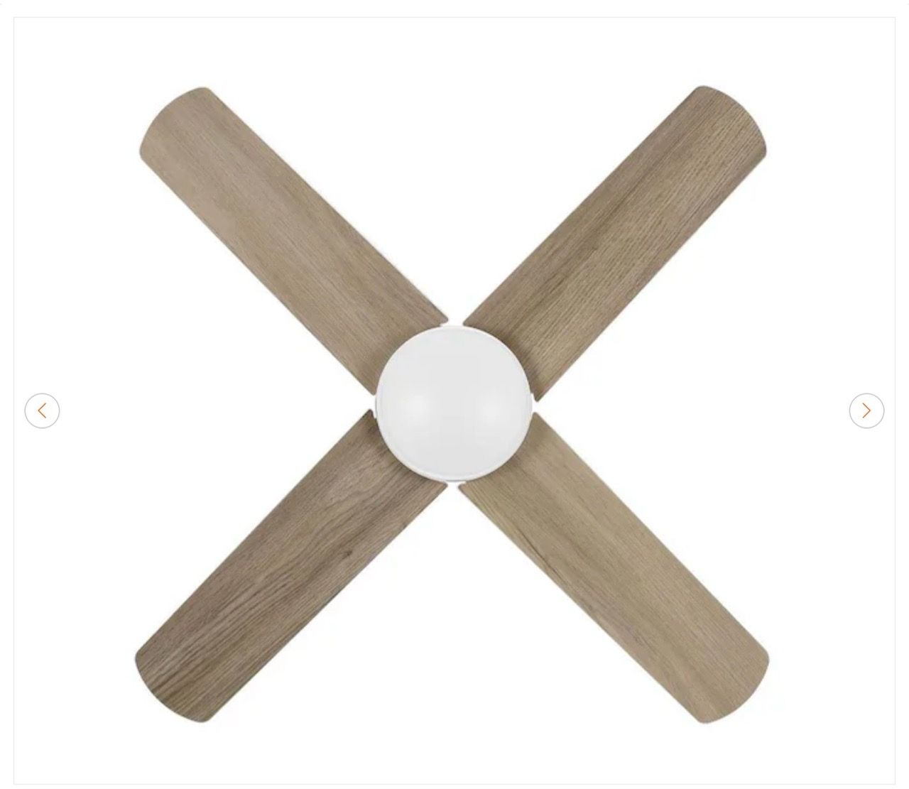 Hampton Bay Cardiff 42 in. Matte White Ceiling Fan - New - photo 4
