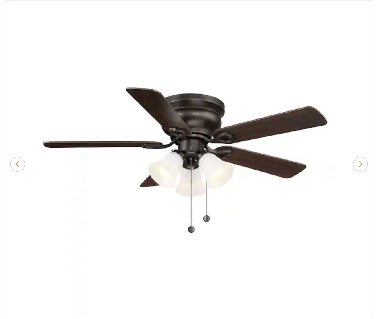 Hampton Bay Clarkston II 44 in. LED Indoor Ceiling Fan - New - photo 2