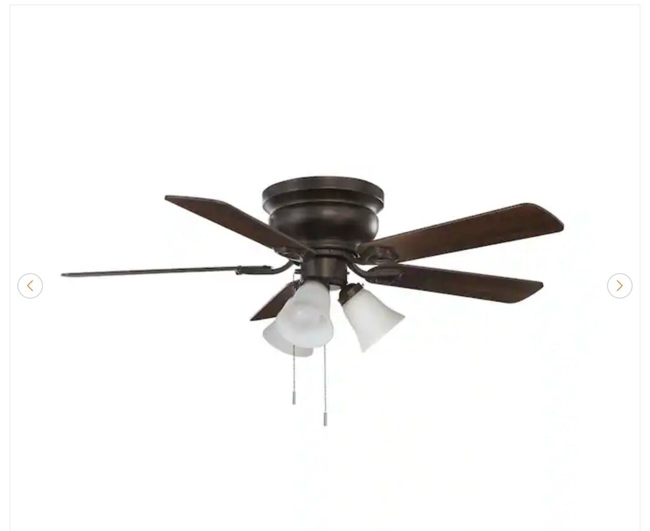 Hampton Bay Clarkston II 44 in. LED Indoor Ceiling Fan - New - photo 5