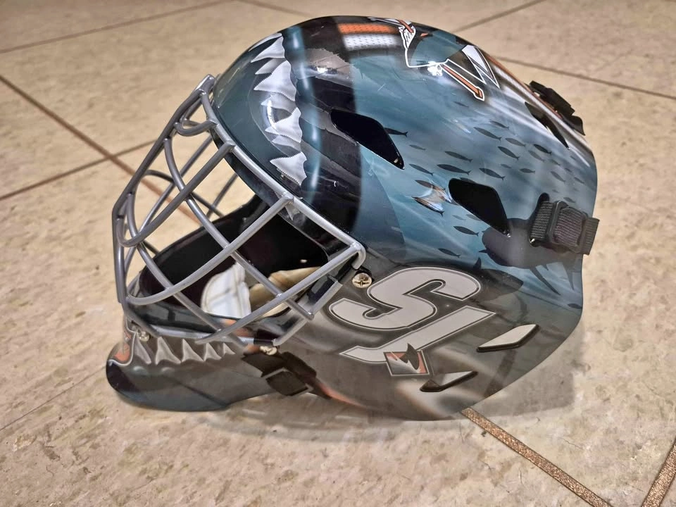 Franklin San Jose Sharks Goalie Mask