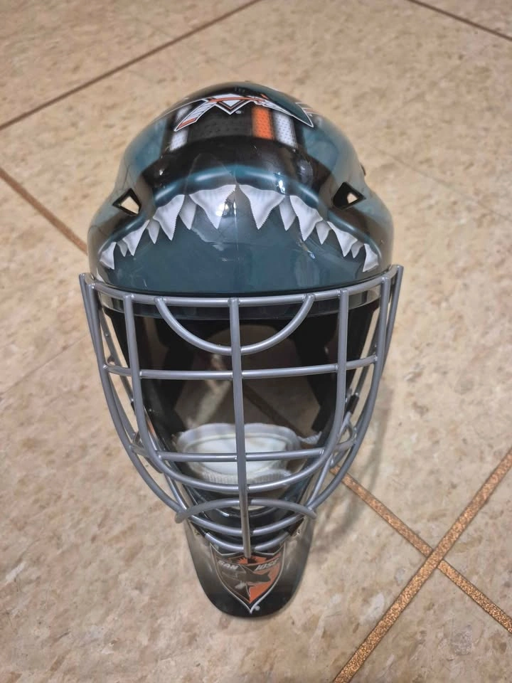 Franklin San Jose Sharks Goalie Mask - photo 3