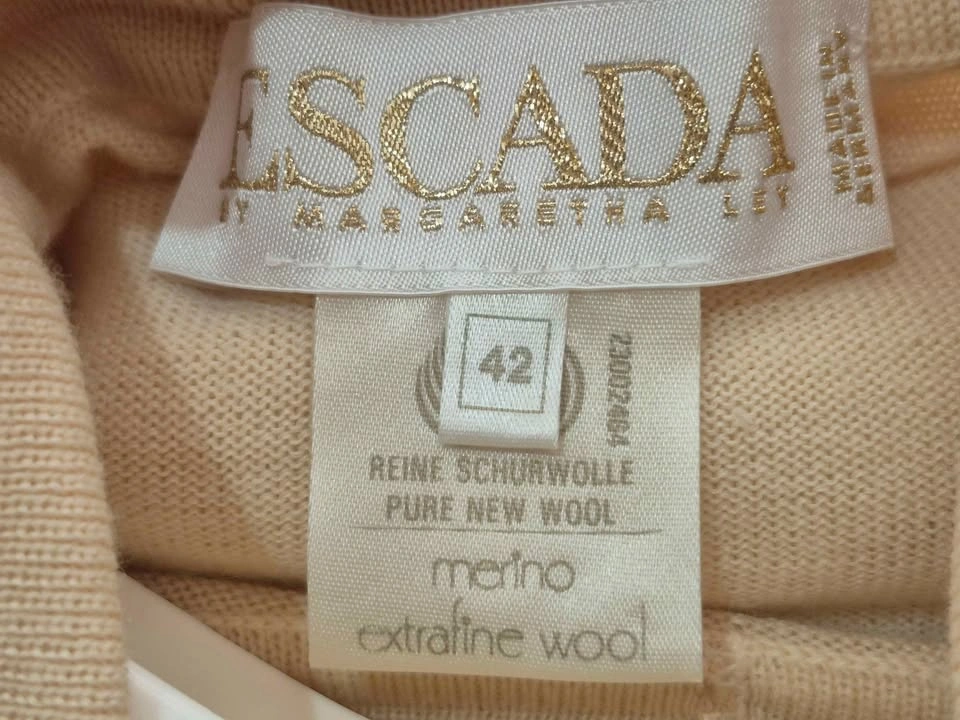 NWT Vintage Escada by Margaretha Ley 100% Merino Wool Sweater - photo 4