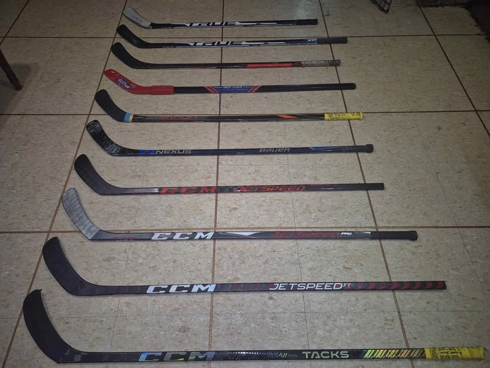 High-End Used Left-Handed Hockey Sticks (CCM, Bauer, True) - photo 5