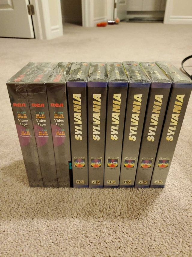 Blank Video VHS Cassettes