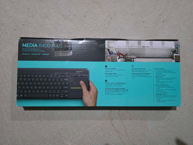Logitech K400 Plus Wireless Keyboard - photo 2