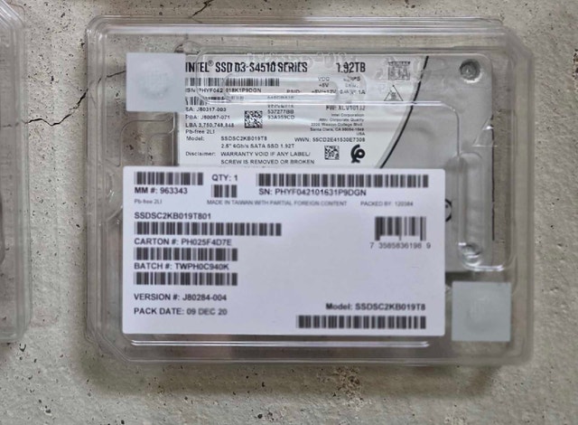 BRAND NEW Intel 2TB SATA SSD