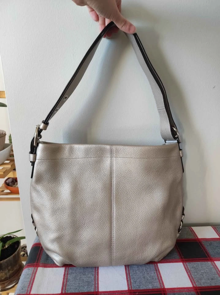Coach Leather Duffle Shoulder Hobo Bag - photo 2