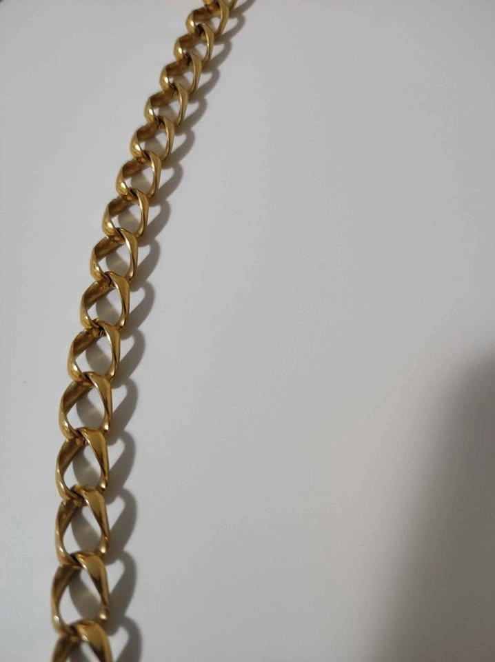 Vintage Monet Gold-Tone Curb Chain Necklace - photo 2