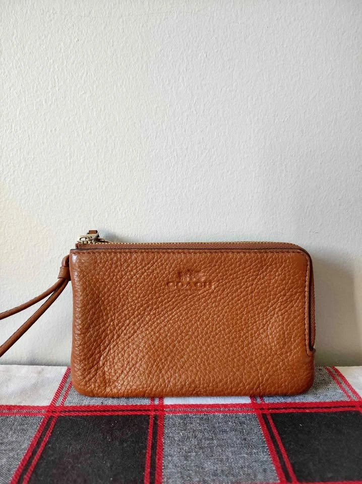 Coach Double Zip Wristlet