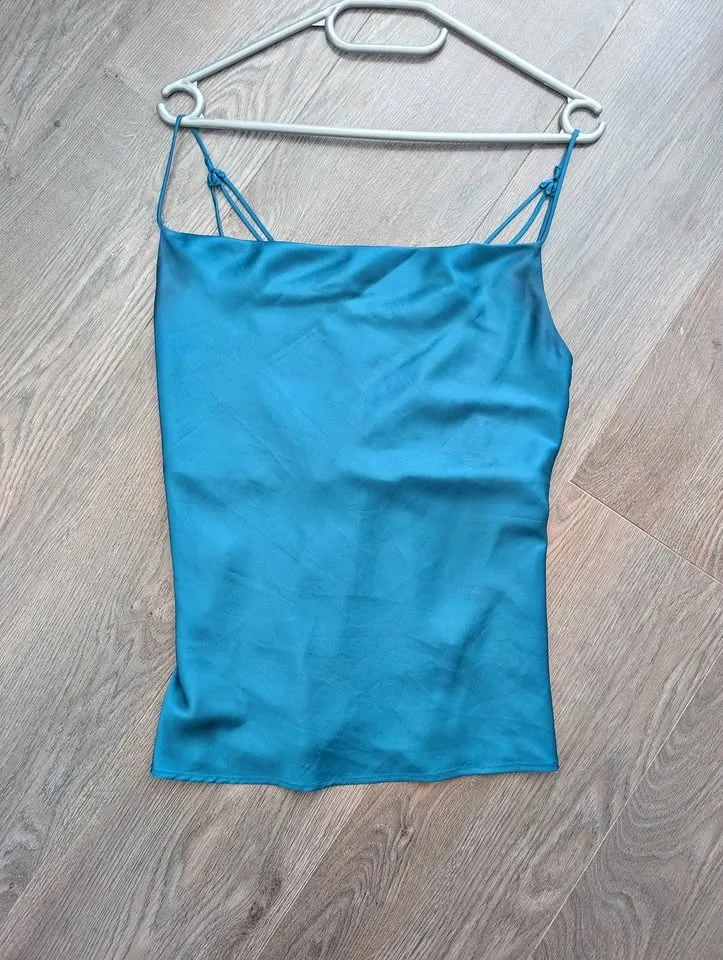 Dynamite Satin Cowl Neck Cami Size XS (Fits S)