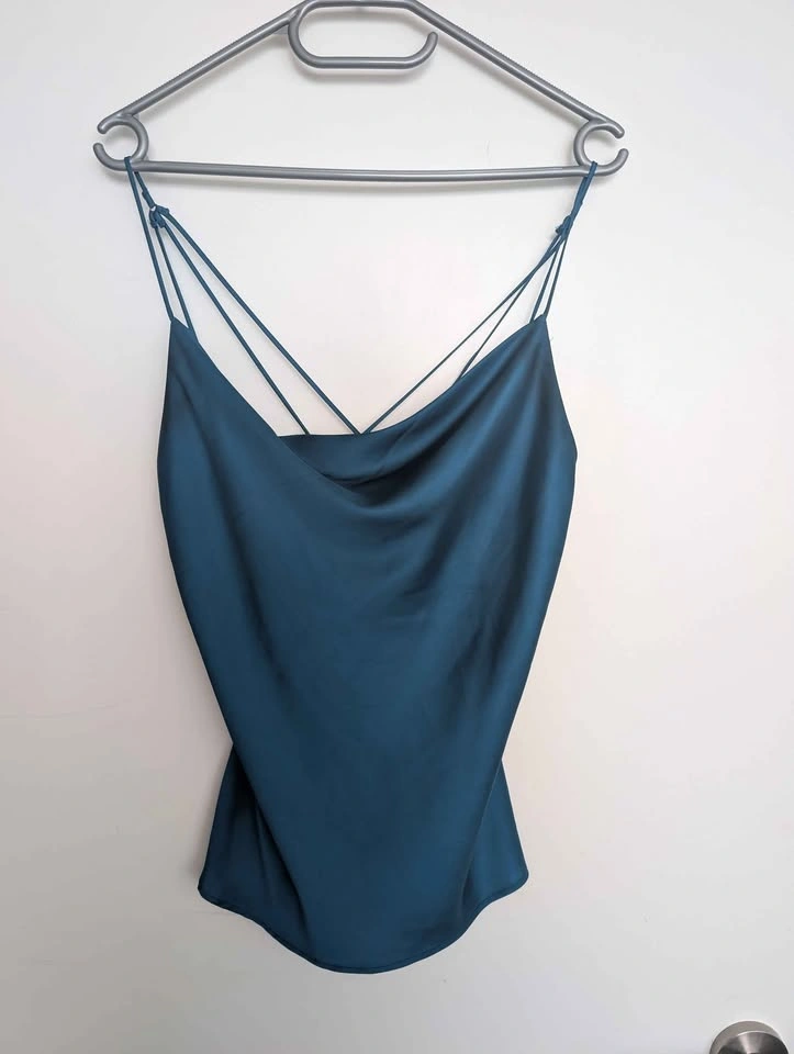 Dynamite Satin Cowl Neck Cami Size XS (Fits S) - photo 5