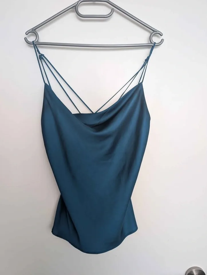 Dynamite Satin Cowl Neck Cami Size XS (Fits S) - photo 5