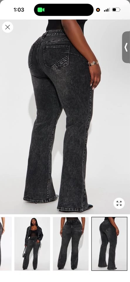 High waisted stretch bootcut jeans - photo 4