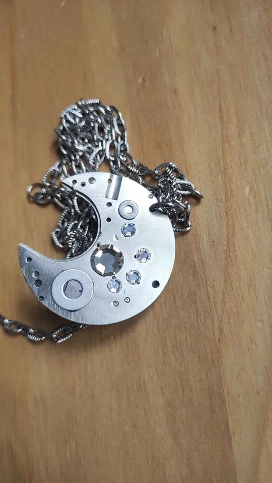 Steampunk Necklace with skull - photo 2