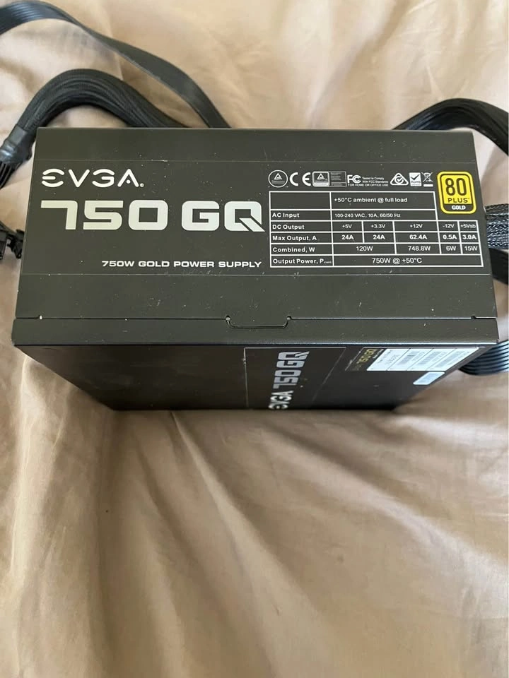 EVGA 750 GQ 750w PSU SEMI-MODULAR - photo 2