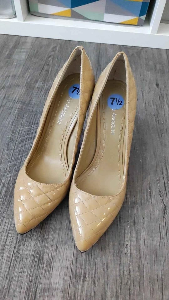 Enzo Angiolini Quilted Patent Pumps - photo 2