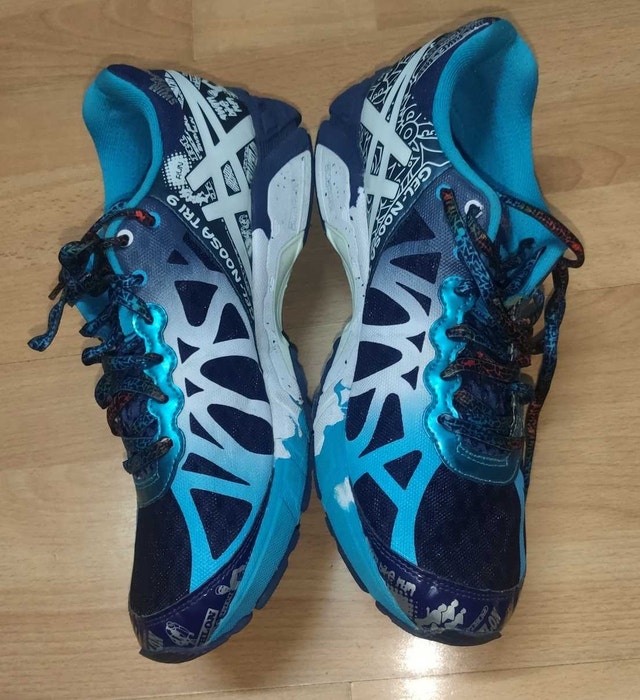 Asics Gel Noosa Tri 9 'Flame Blue' Mint Size 9 Mens - photo 2