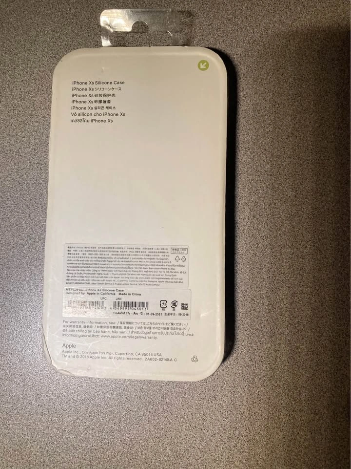 iPhone XS Apple silicone case - photo 2