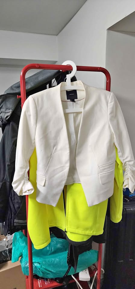 Forever 21 Pearl White Women's Blazer