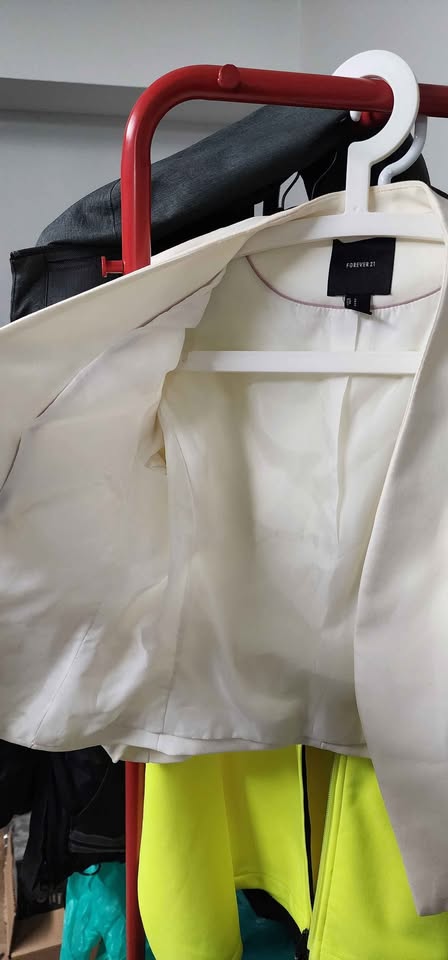 Forever 21 Pearl White Women's Blazer - photo 3