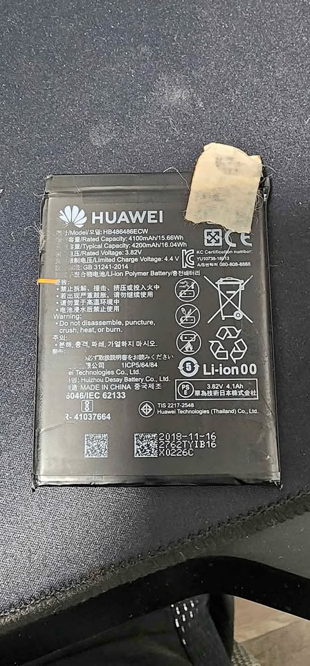 Huawei Mate 20 Pro battery 4100mwh