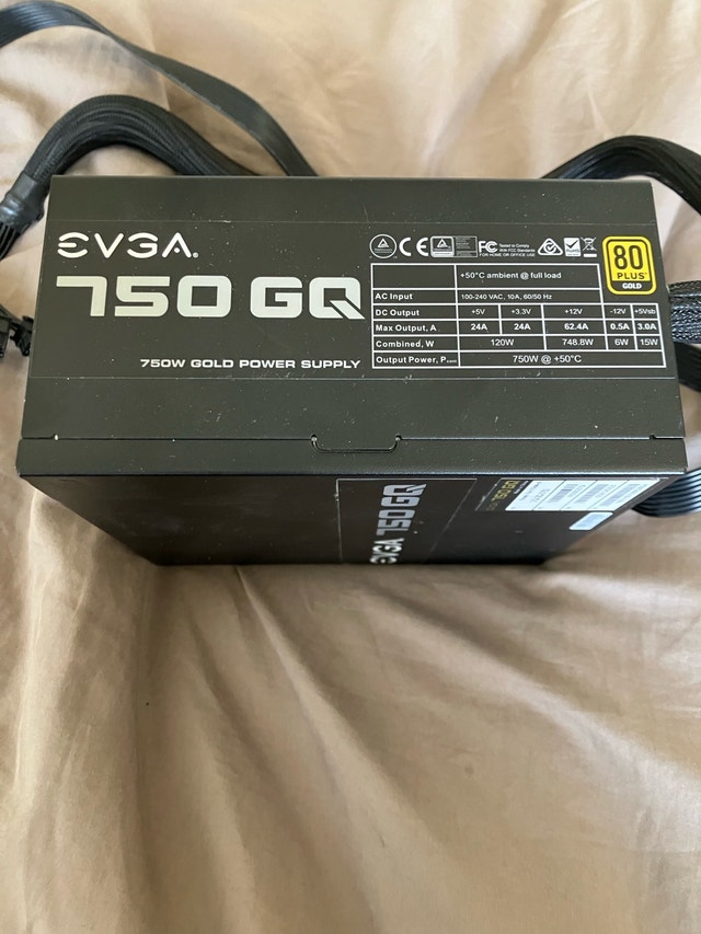 EVGA 750 GQ 750w PSU SEMI-MODULAR - photo 3