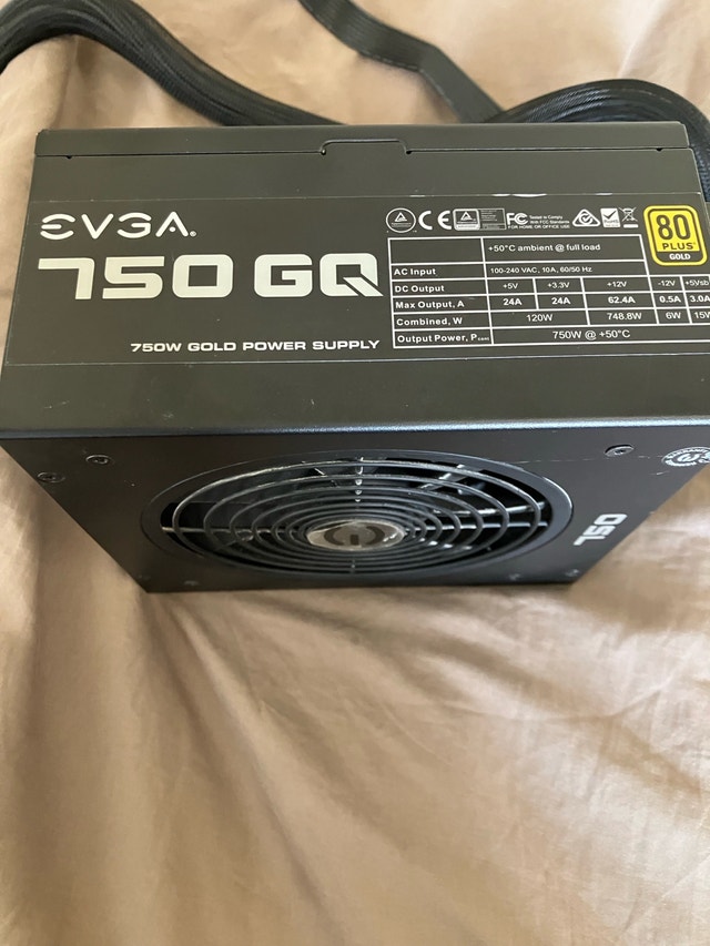 EVGA 750 GQ 750w PSU SEMI-MODULAR - photo 5