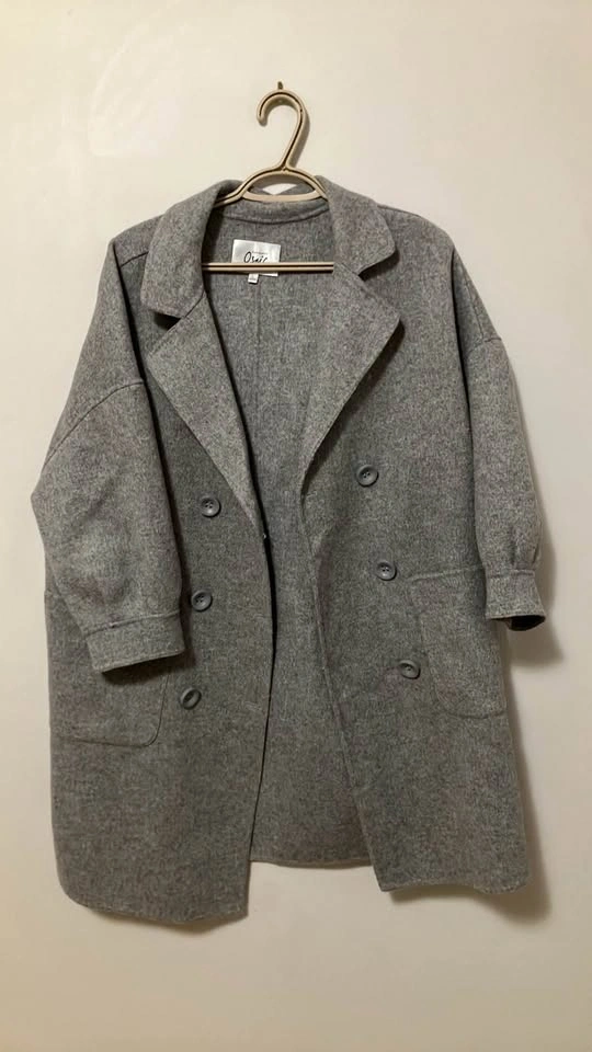 Play Beauty Osnir Grey Double-Breasted Coat - photo 2