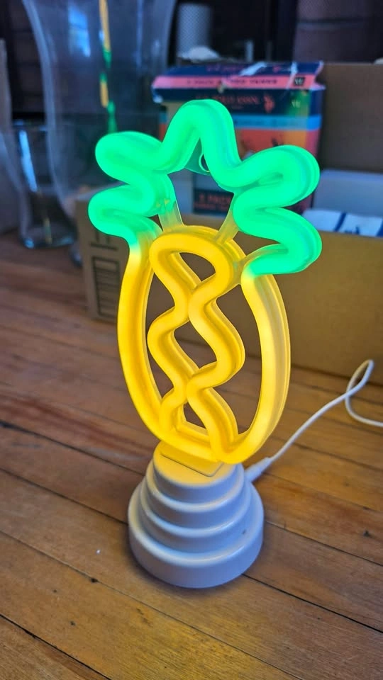 Fun LED Neon Pineapple Desk Lamp / Nightlight