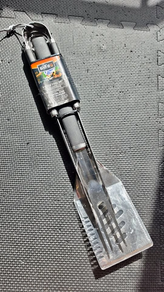 Brand New Mr. Bar-B-Q 3-Piece Stainless Steel Grilling Tool Set
