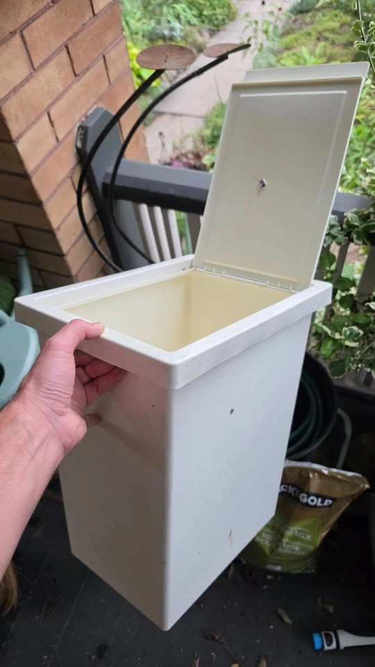 Multi-Purpose IKEA Plastic Bin with Hinged Lid - photo 3