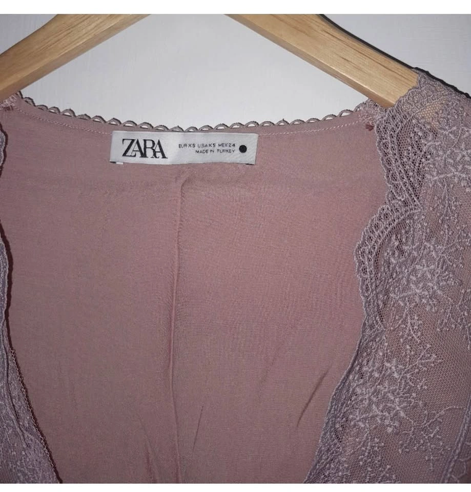 Zara Lace trim blouse XS - photo 3