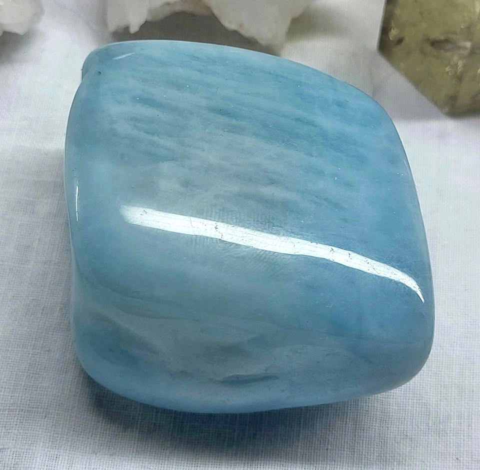 ✨ Glossy Aquamarine Crystal Chunk