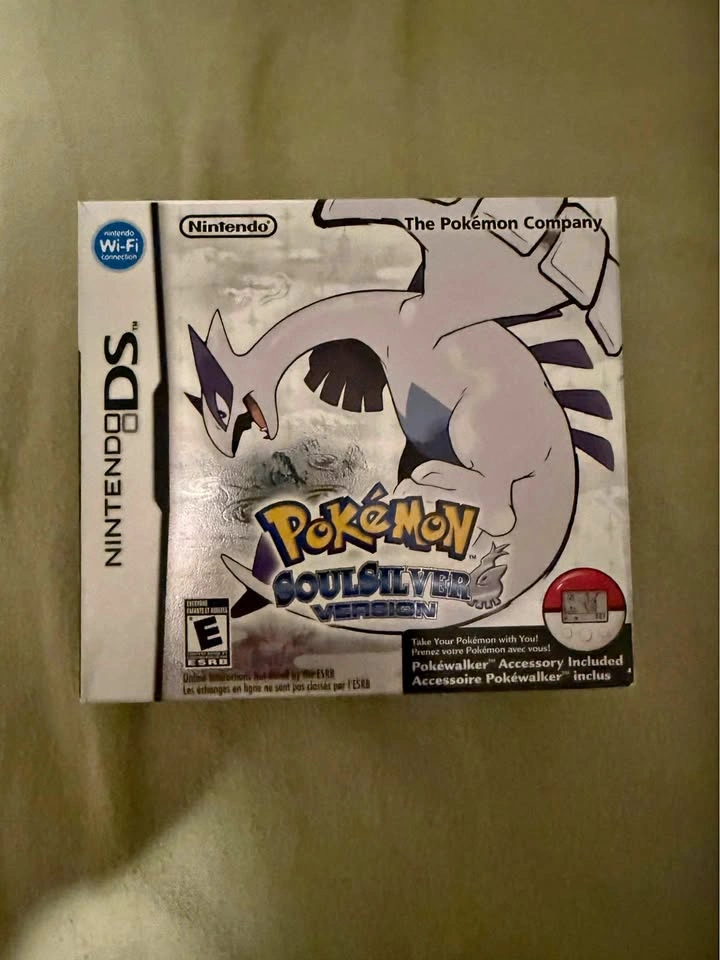 Pokémon Soulsilver CIB Big Box + Pokewalker clip