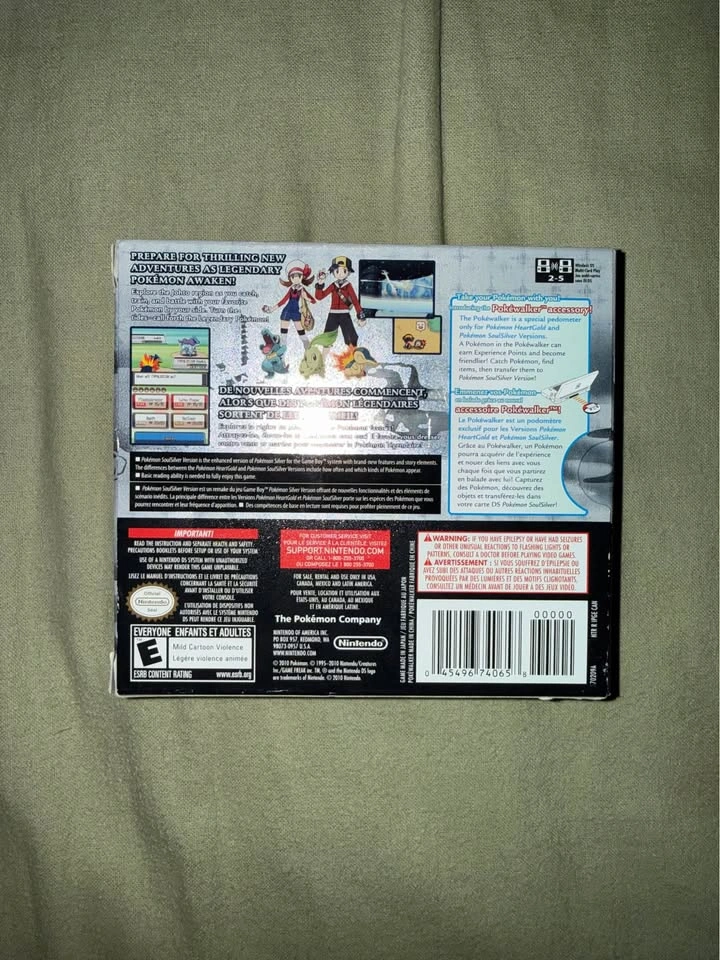 Pokémon Soulsilver CIB Big Box + Pokewalker clip - photo 2