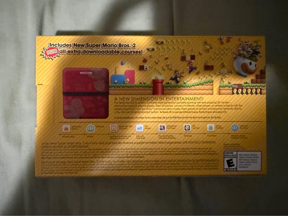 Nintendo 3DS XL New Super Mario Bros. 2 Limited Edition Console - photo 2